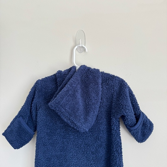 Hanna Anderson Baby Bunting Blue Snow Suit 3-6 Months Polyester - Picture 6 of 6